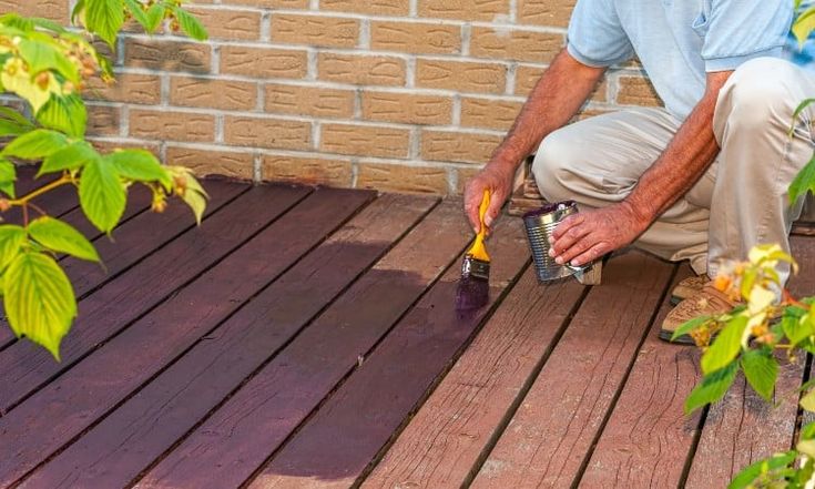 deck staining in Midlothian VA