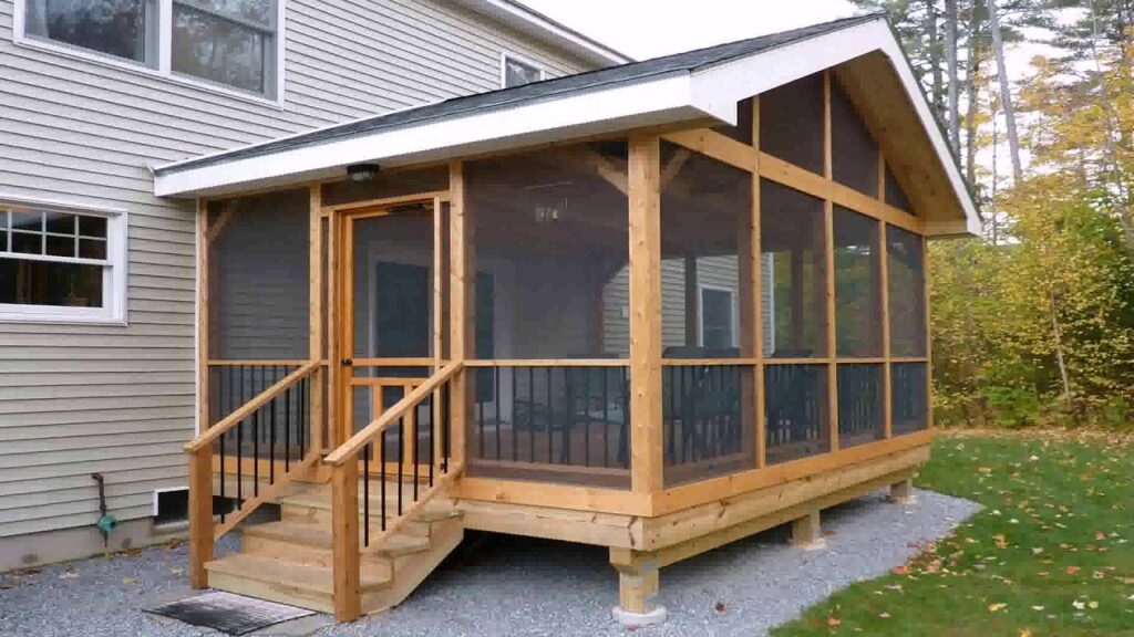 screen porch in Midlothian