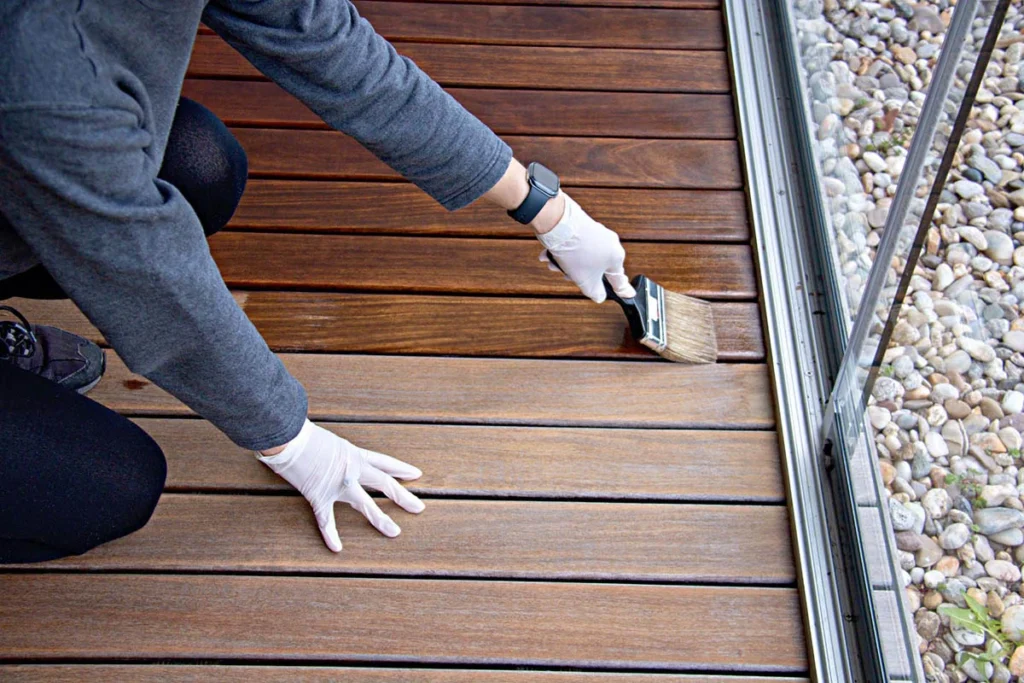 How Deck Staining Helps Prevent Moisture Damage and Surface Cracking
